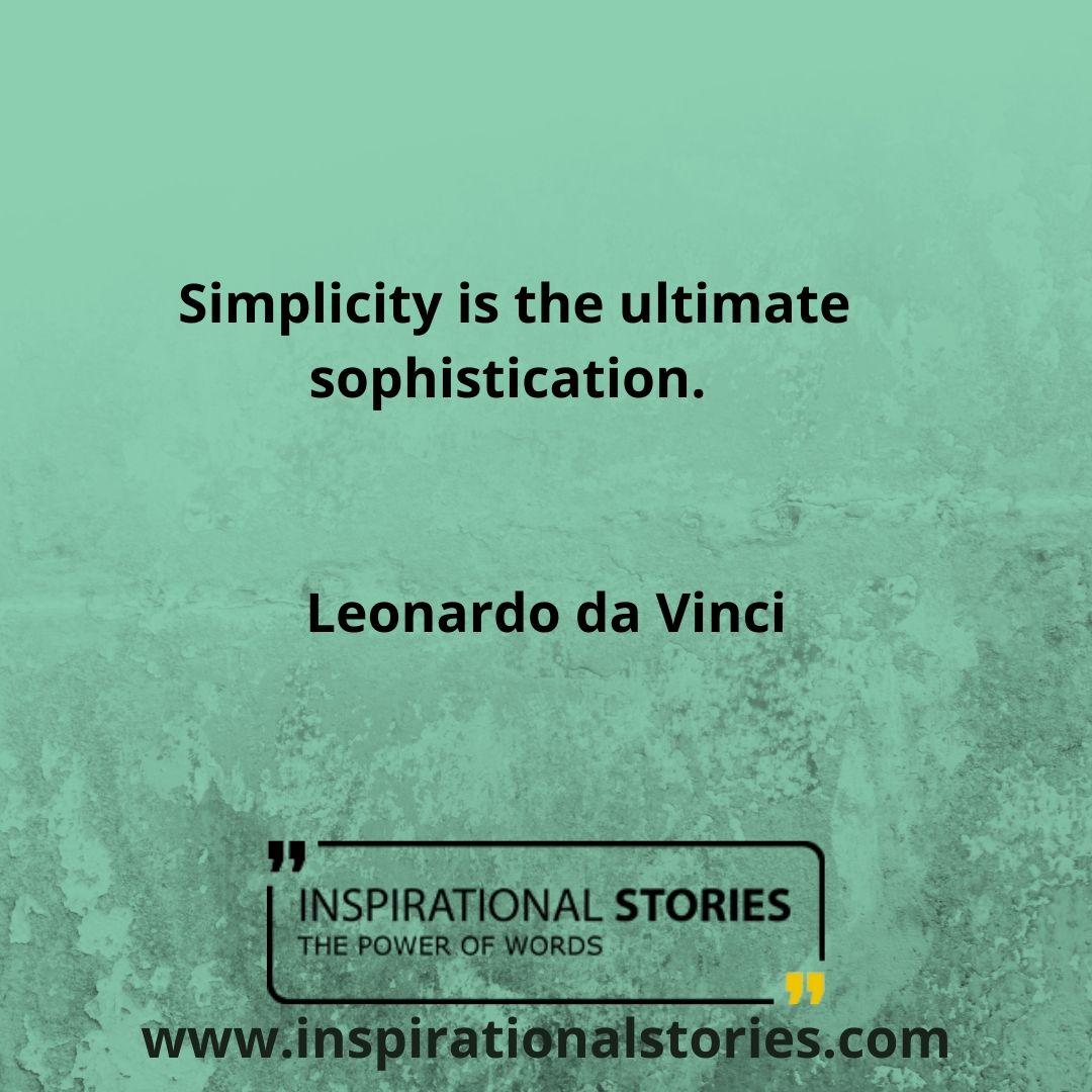 Simplicity Quotes To Avoid Complexities In Life